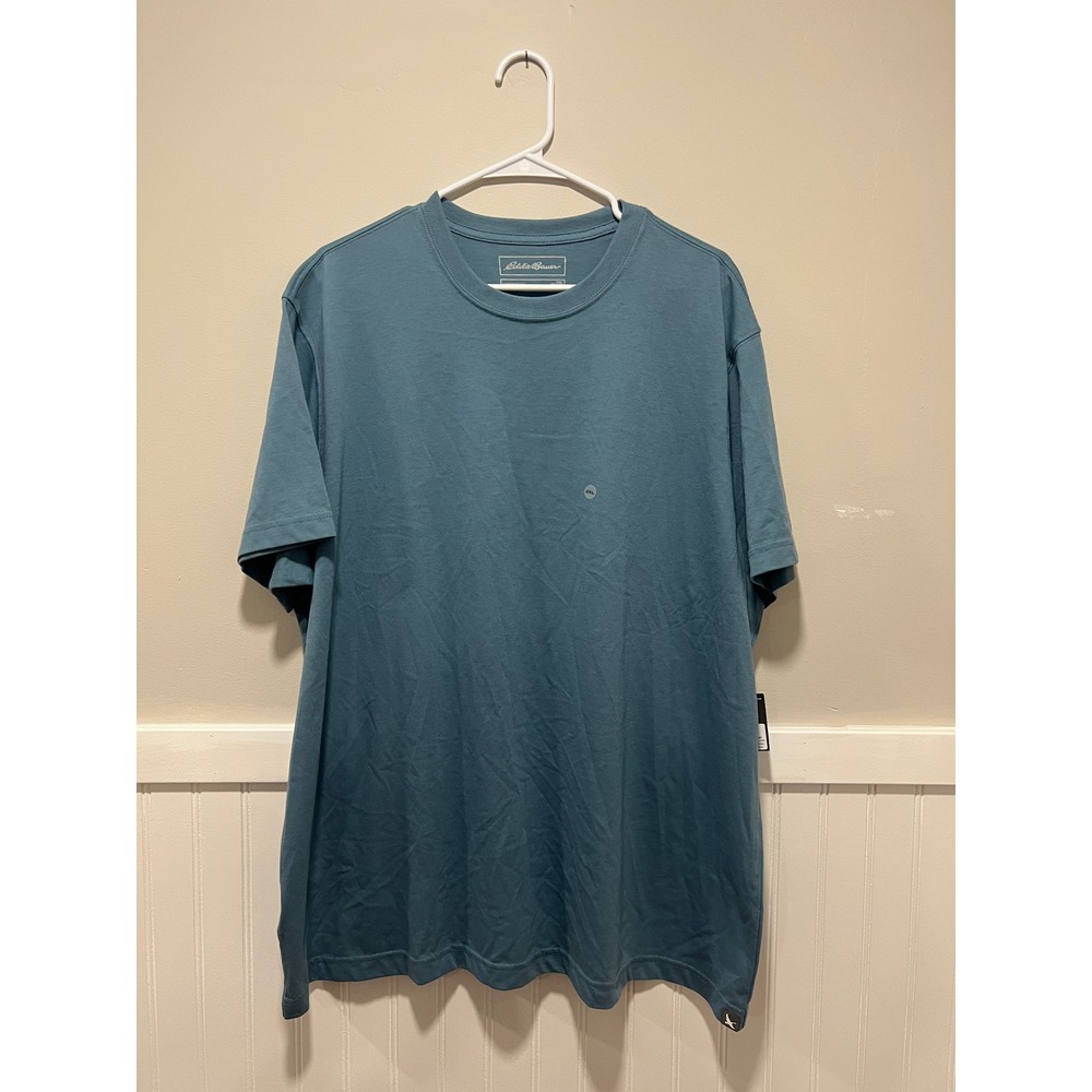 Eddie Bauer Legend Wash Short Sleeve T-Shirt Blue‎ Casual NWT Men Size 2XL